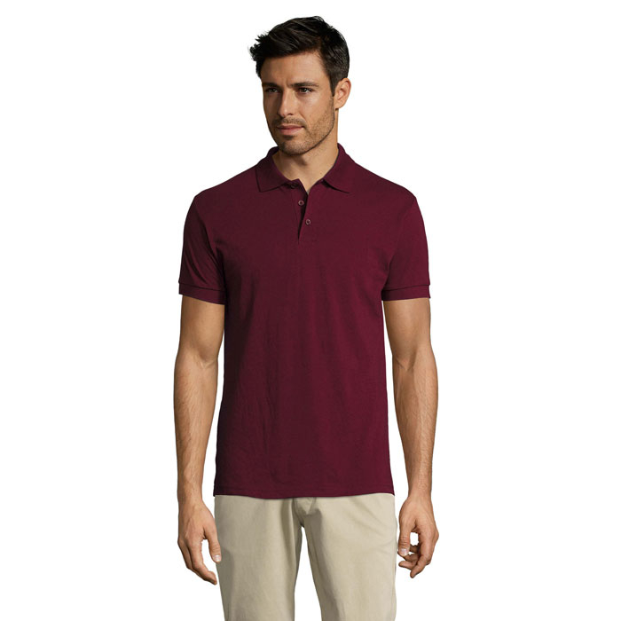Polo homme publicitaire 200g - Prime Bordeaux 1